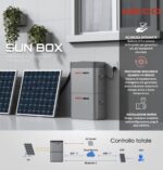 Kit Plug&Play Autoconsumo WECO 860Wp Balcone competo di pannelli solari 430W + inverter 800W + accumulo da 6KWh + staffe - immagine 4