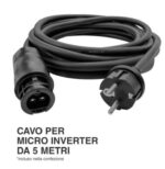 Kit 880Wp Autoconsumo Balcone competo di pannello solare 440W + micro inverter 800W e staffe - immagine 5
