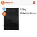 Kit 880Wp Autoconsumo Balcone competo di pannello solare 440W + micro inverter 800W e staffe - immagine 4