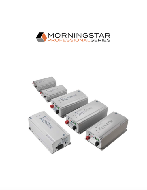 Inverter Morningstar SureSine 700W 24V-230V 50Hz con uscita CA Hard-wired onda pura top Trasformatore toroidale - immagine 2