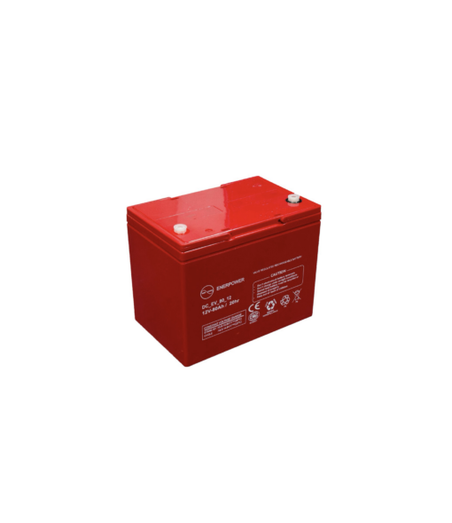 Batteria 80Ah 12V AGM Deep Cycle serie DCEV Enerpower  Fotovoltaico Nautica Camper veicoli elettrici - immagine 2