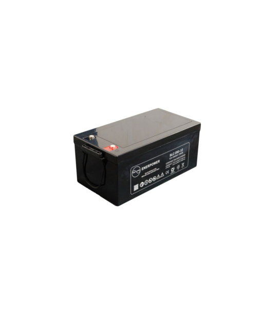 Batteria Ciclica Enerpower SLC 250Ah 12 Agm x uso Fotovoltaico Deep cycle Long Life - immagine 2